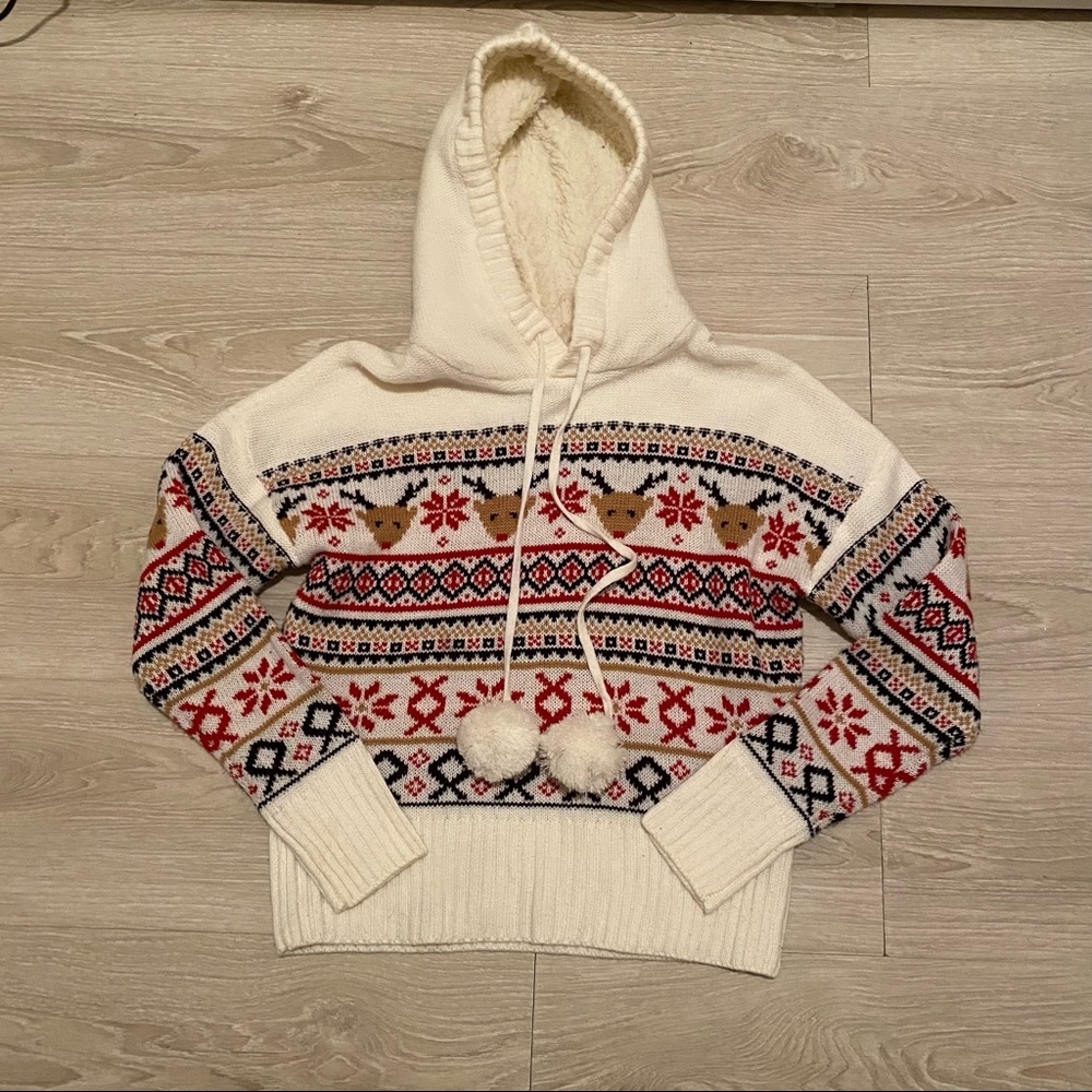 Christmas Sweater with Hood
